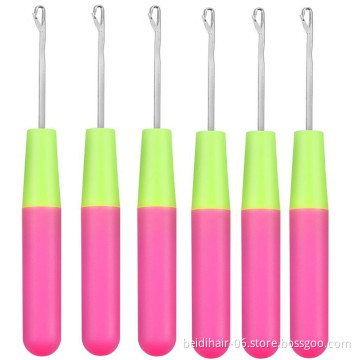 Crochet Needle Small Hook And Big Hook Crochet Needle Set Latch Hook Tool for Crochet Braiding Hair